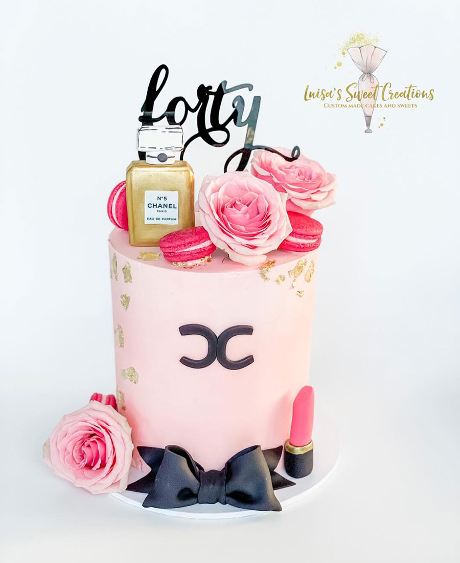 Chanel theme cake by Luisas Sweet Creations Brisbane
